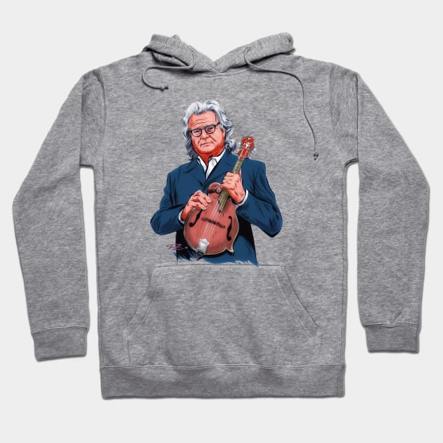 Ricky Skaggs - An illustration by Paul Cemmick Hoodie by PLAYDIGITAL2020